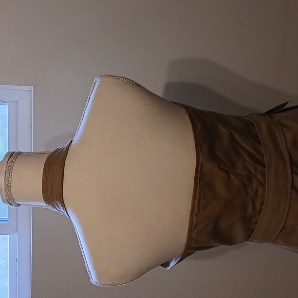 Rare Womens Burberry Sleeveless Trench Coat Dress Size 8 - Picture 8 of 14